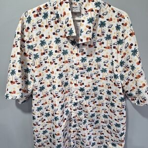 Miller Light NFL Philadelphia Eagles BD Button Down Christmas Shirt 2XL